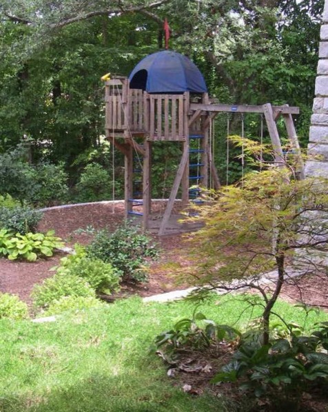 Playset in the garden